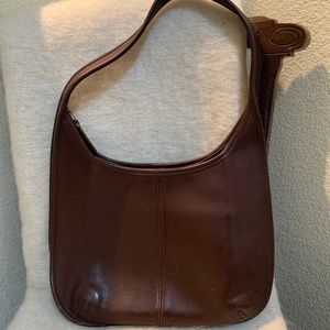 Vintage Handcrafted Coach Brown Leather ERGO Bag  # 9025 from 1990’s